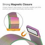 Wholesale Premium Color Stainless Steel Magnetic Milanese Loop Strap Wristband for Apple Watch Series Ultra/9/8/7/6/5/4/3/2/1/SE - 49MM/45MM/44MM/42MM (Rainbow)